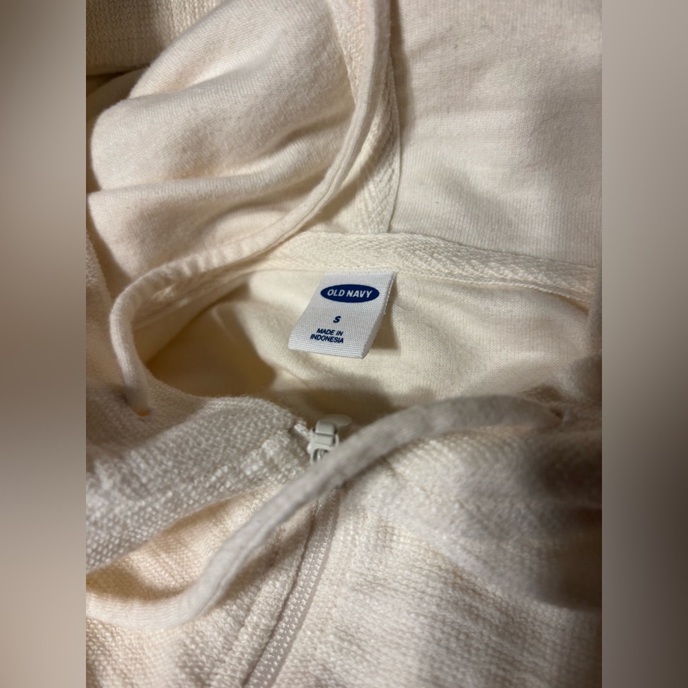 Old Navy Cream Zip-Up Hoodie - Picture 7 of 7